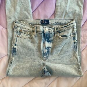 GAP Faded High Rise Skinny Jeans